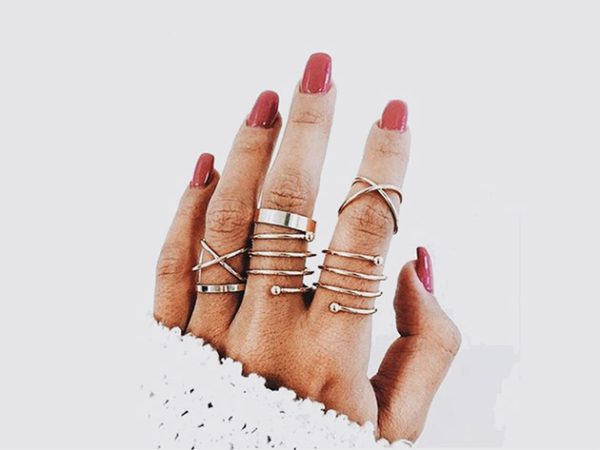 6 Pcs Finger Ring Set Best Selling Valentine’s Day Gift