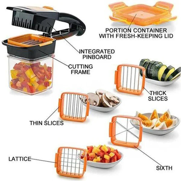 Nicer Dicer Quick Fruit Vegetable Cutter 5 In 1