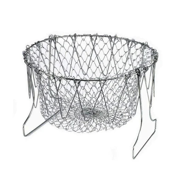 Stainless steel Basket Deep Fryer and strainer